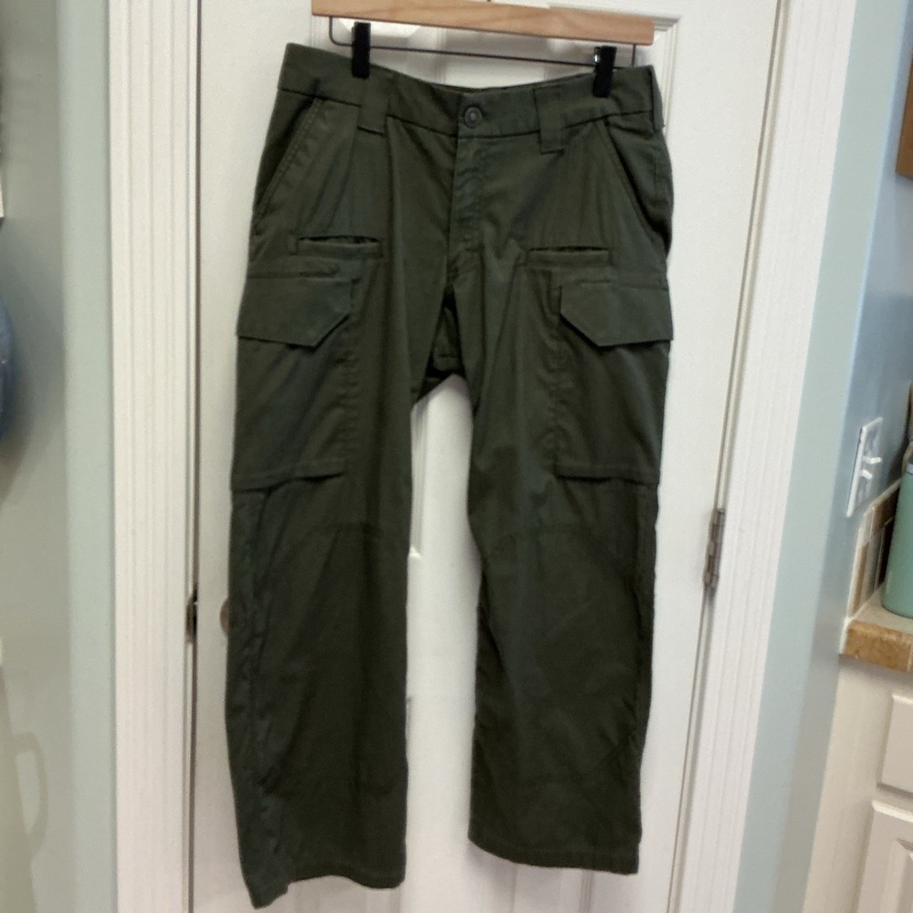First Tactical Pants Women’s Size 10 Length Has Been Altered 27” Green Cargo
